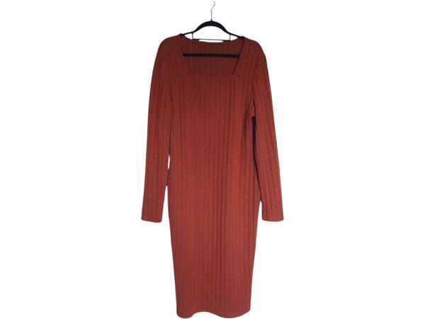 lange jurk oranje XXL