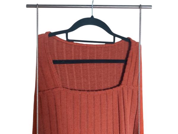 lange jurk oranje XXL