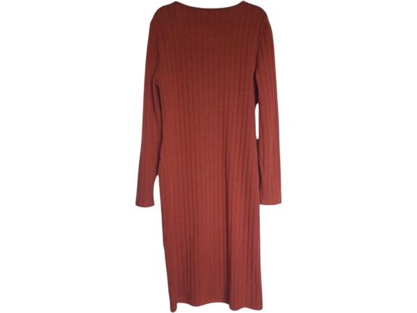 lange jurk oranje XXL