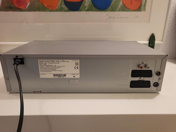 Ouderwets, maar prima werkende Video Recorder