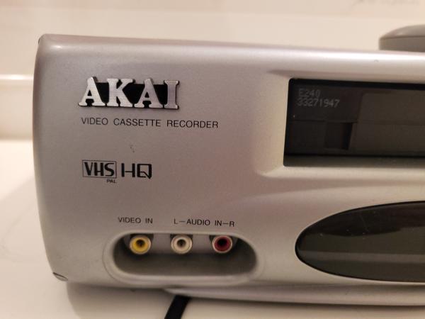 Ouderwets, maar prima werkende Video Recorder