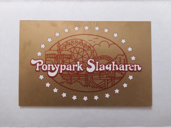 Toegangskaart Ponypark Slagharen (seizoen 1993)