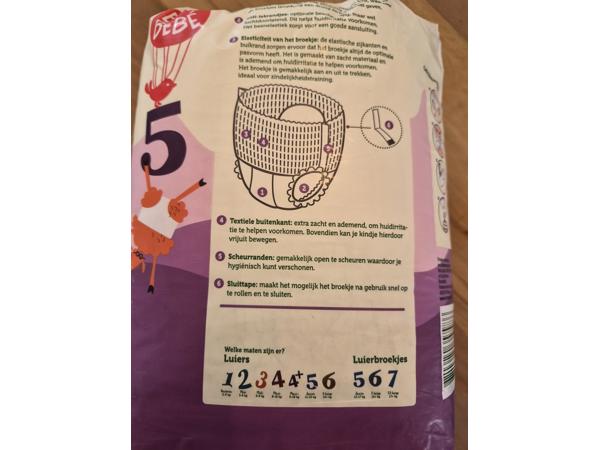 Luiers 12-17 kg, ongeopende verpakking
