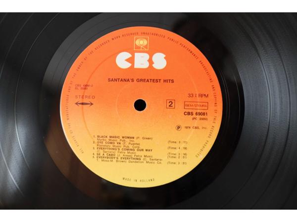 Santana s - Greatest Hits   Label: CBS – 69081 Jaar: 1974