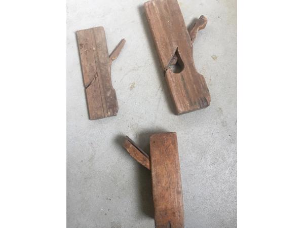 Oude houten schaven
