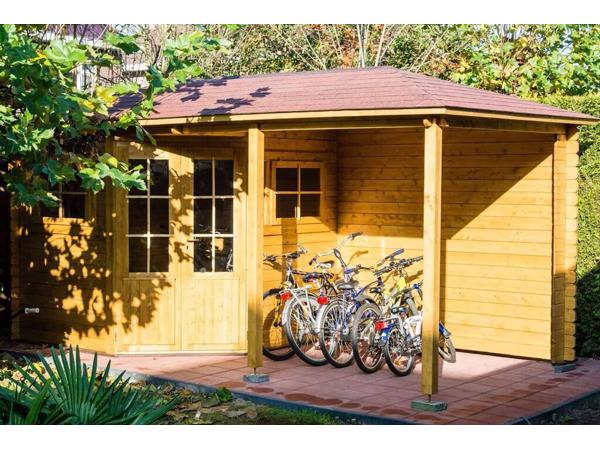 Nieuw Blokhut 2555Z met overkapping