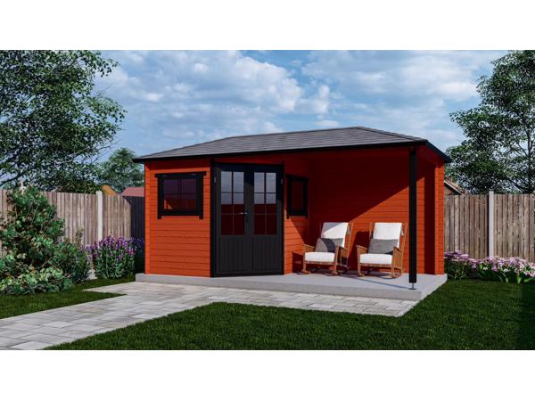 Nieuw Blokhut 2555Z met overkapping