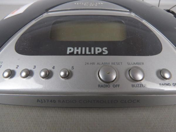 Philips AJ3740/00S radiogestuurde wekkerradio