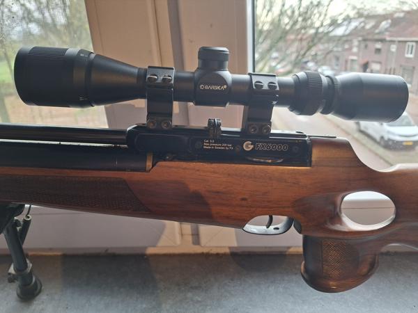 Luchtbuks pcp buks in 5.5 mm FX 6000 cutlas