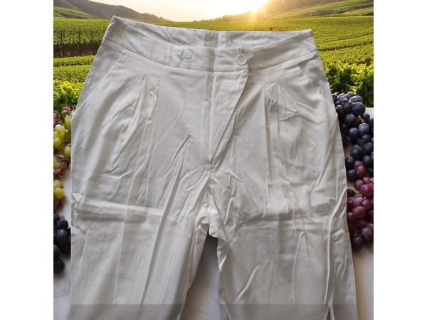 Broek wit met hoge taille XL