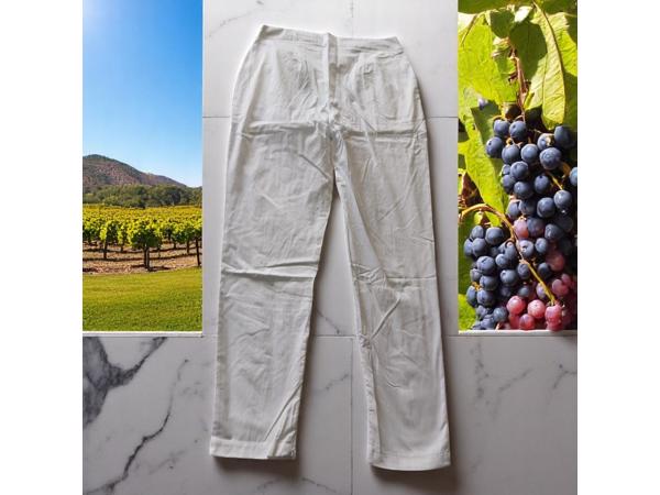 Broek wit met hoge taille XL