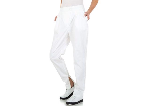 Broek wit met hoge taille XL