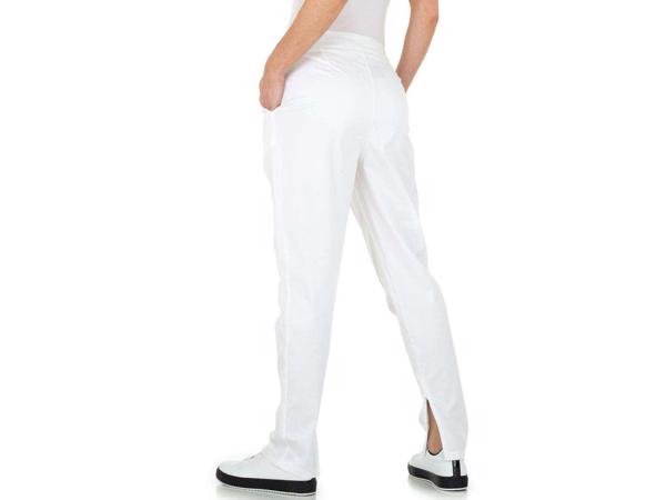 Broek wit met hoge taille XL