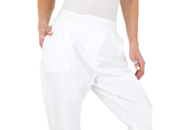 Broek wit met hoge taille XL