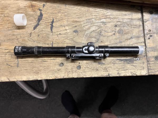 Luchtbuks incl kijker en kogeltjes