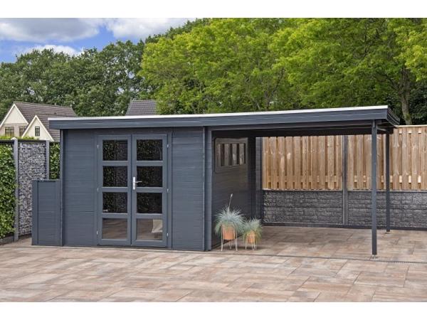 Blokhut - Tuinhuis Dellinger | 28 mm | vuren onbehandeld