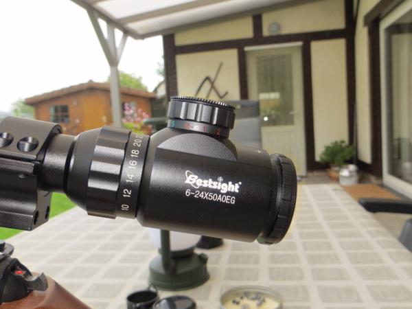 luchtbuks Diana 48 zijspanner