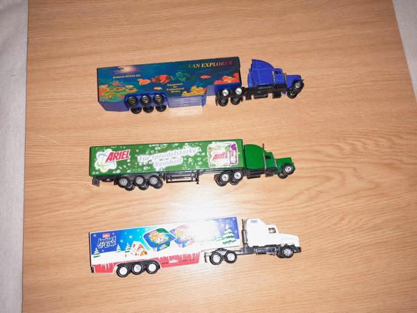 3 amerikaanse truck combinaties.