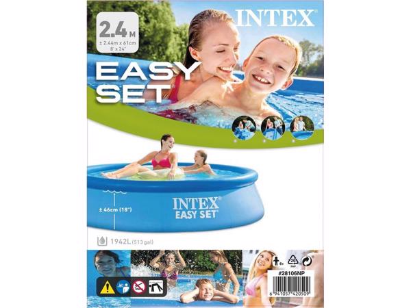 Intex Easy Set Zwembad 366x76cm inclusief filterpomp | 366 cm | 0775204