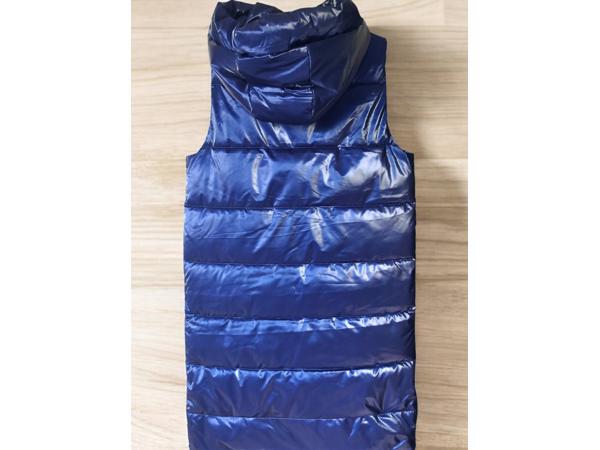 White Icy metallic bodywarmer blauw L