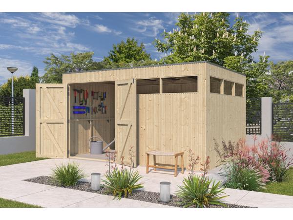 Nieuw strak modern tuinhuis Qube 8313