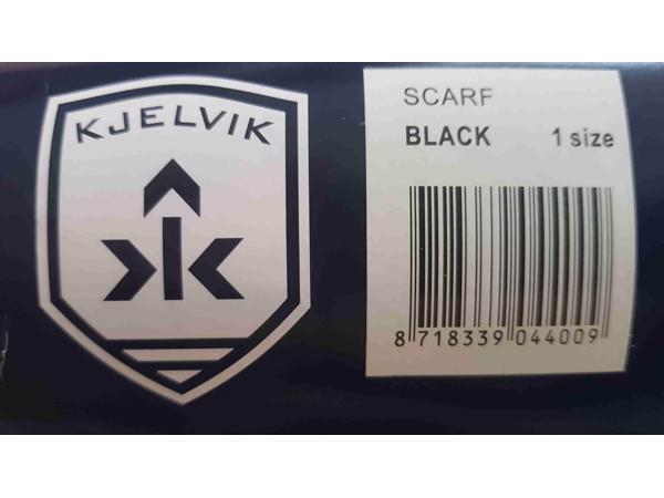 Fleece Sjaal, zwart, 1 size van Kjelvik (nieuw)