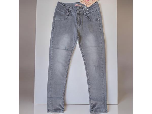 Skinny Stretchy jeans grijs 128