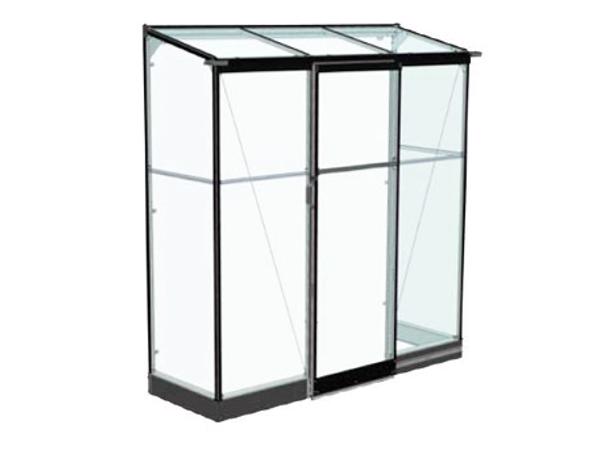 Tuinkas Qube LT 26, zwart, VG 3mm + PC 6 mm