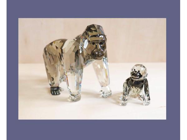 Swarovski Gorilla's jaareditie 2009 en dozen en certificaten