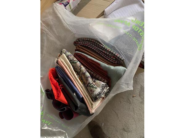 Ongebruikte lappen/stof