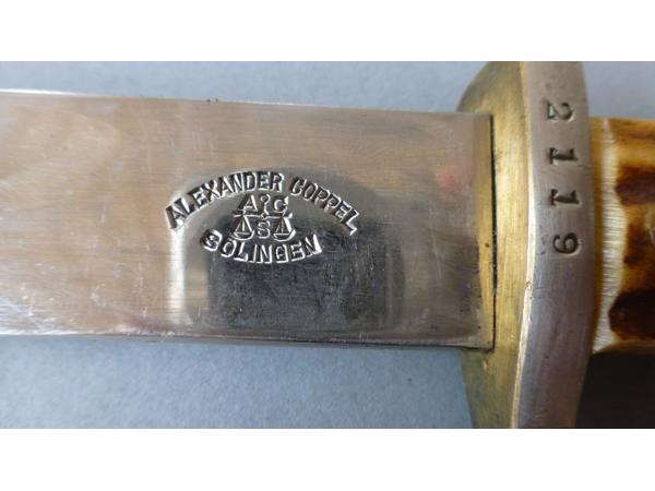 Bayonet Polizei III Reich Alcoso Solingen