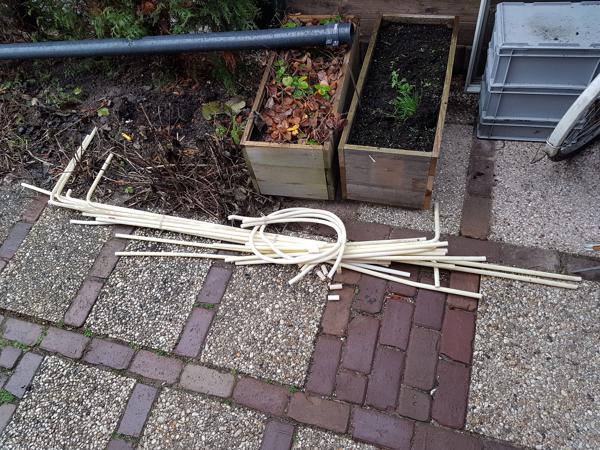 16mm PVC elektra buizen + koppelstukken