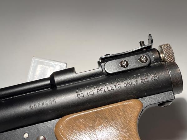Sheridan E9 4,5mm co2 pistool , luchtbuks