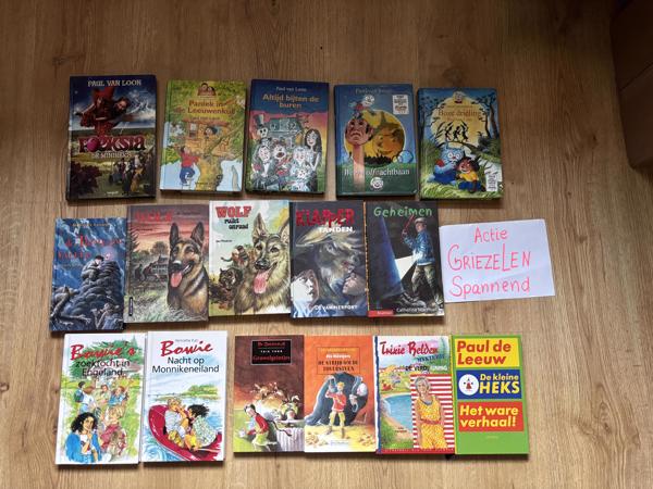 Griezelboeken en spannende boeken 8plus 9 plus 10 plus