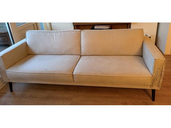 4 persoons bank gehavende bekleding
