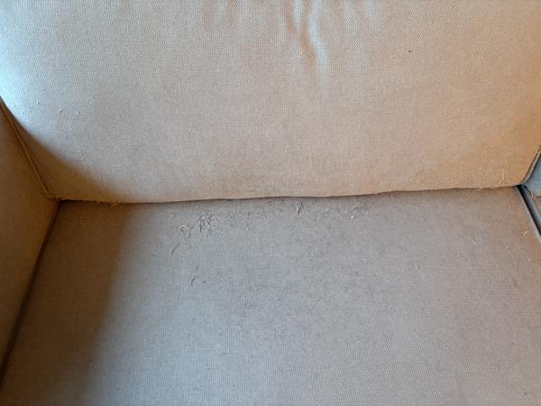 4 persoons bank gehavende bekleding