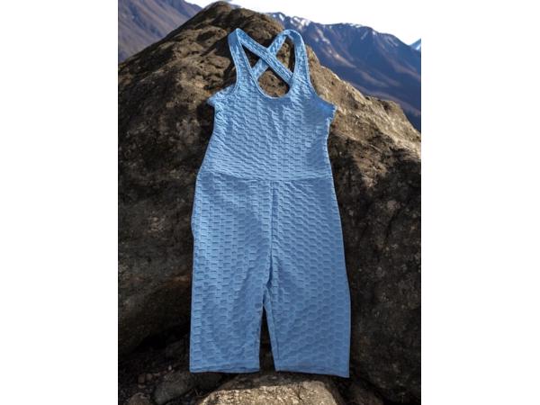 Sport playsuit blauw L/XL