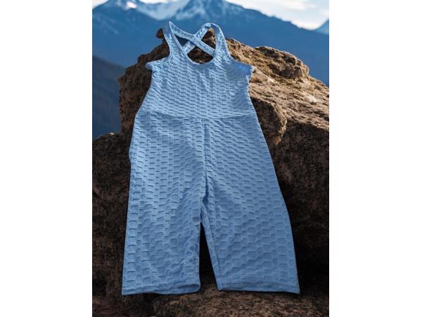 Sport playsuit blauw L/XL