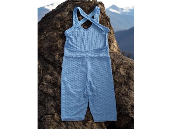 Sport playsuit blauw L/XL