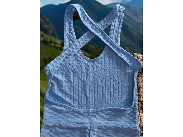 Sport playsuit blauw L/XL