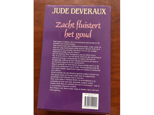 Fictie boek: Jude Deveraux - Zacht fluistert het goud