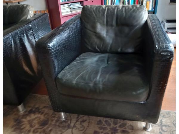 leren fauteuil Montis (2x)