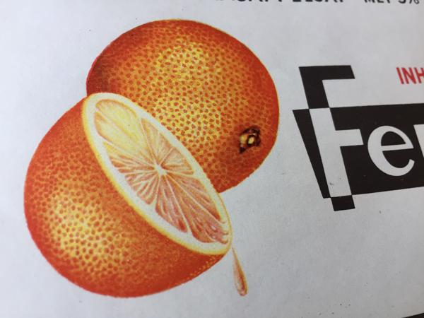250 stuks Vintage Fency Etiket - Jus d’Orange Groot formaat