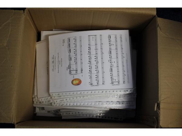 Bladmuziek kopieen orgel, klavecimbel KLASSIEK ALLERLEI