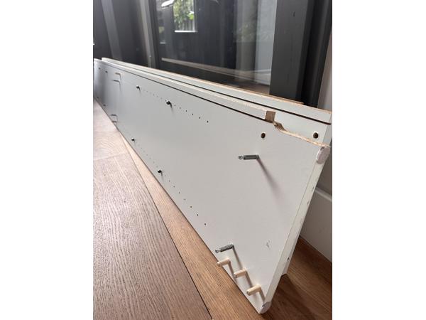 Witte kast Billy 80x28x202 cm