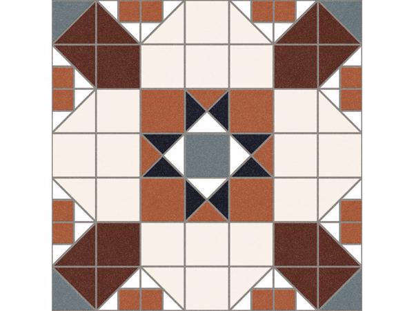 Klassieke Victoriaanse retro patroontegels Vives ceramica