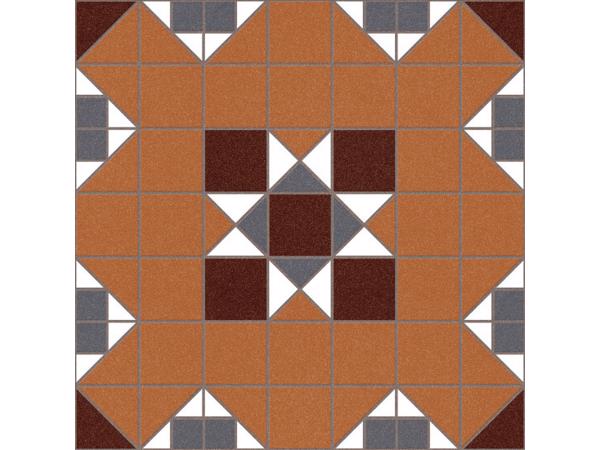 Klassieke Victoriaanse retro patroontegels Vives ceramica