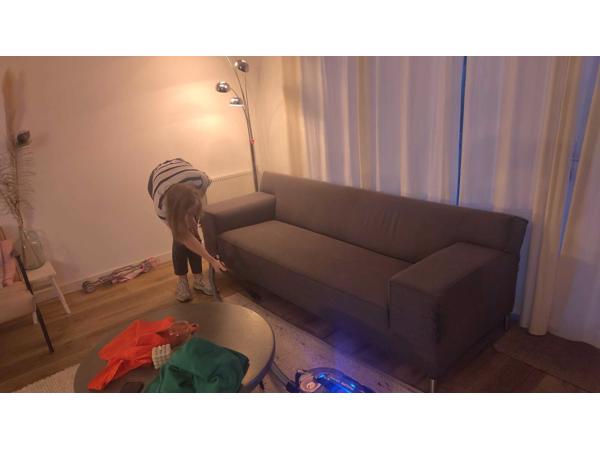 Mooie grijze 3-zitsbank