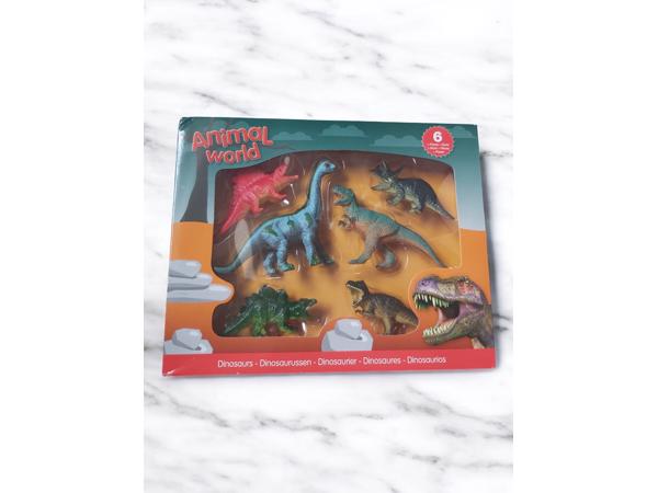 6x Animal World Dinosaurus speelset