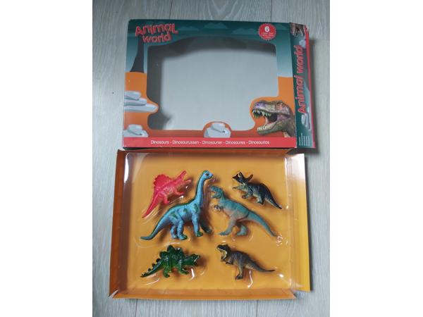 6x Animal World Dinosaurus speelset